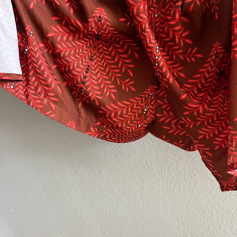 Cupshe Red Patterned Robe - image 7